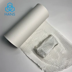 White Honeycomb Packing Paper Eco-friendly Cushioning Wrap Roll For Moving/Shipping Biodegradable Recyclable Kraft Paper