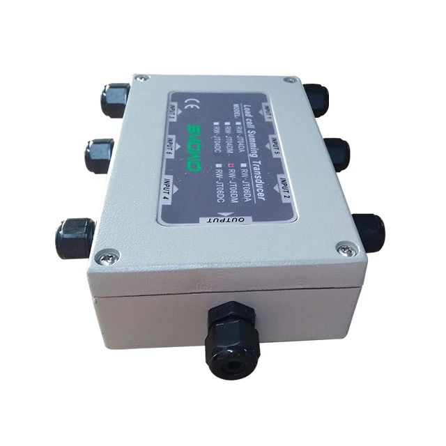 Weight Force measuring RW-JT06DM  6 channel mV  input Smowo Sum digital output transducer for load cell