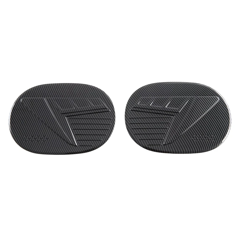 

2Pcs Fuel Tank Cover Gas Fuel Cap And Charging Cover Trim Decor Carbon Fiber Color For BYD Seal / BYD ATTO 4-A02Q