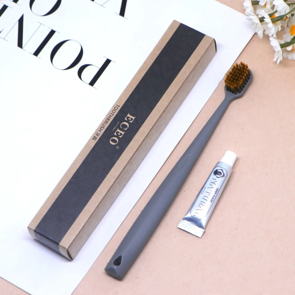 

Hotel Toothbrush Disposable Toothbrush with Paste Set Hotel Accommodation Single Color Random 1PC