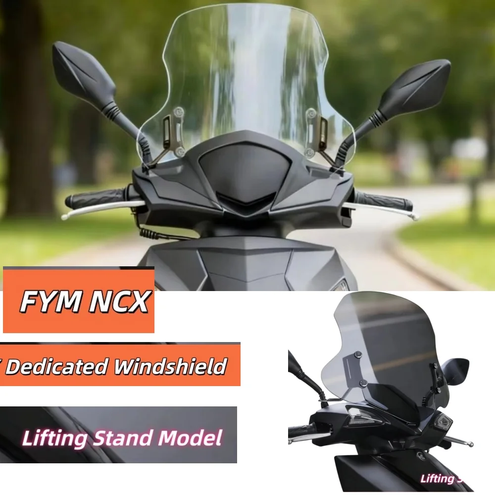 For FYM NCX dedicated windshield modification chest protection accessories pedal front windshield windshield lift bracket NCX