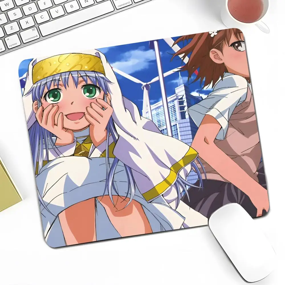 Anime A Certain Magical Index Mouse Pad Anime Game Mouse Pad High Quality Small Desk Pad Rubber Laptop Desk Pad