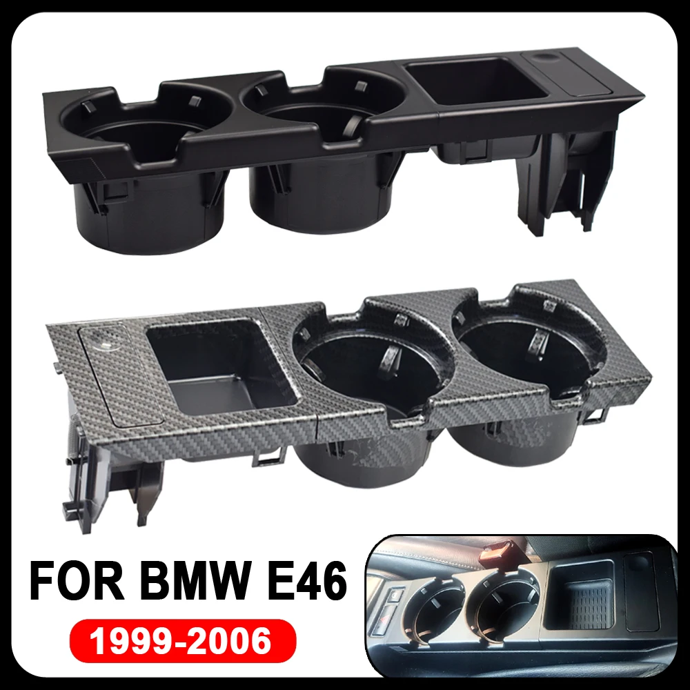 

For Bmw 3 Series E46 323i 318I 320I 98-06 Car Center Console Water Cup Holder Beverage Bottle Holder Coin Tray 51168217953