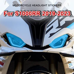 Clear Motorcycle Headlight Stickers Accessories For BMW S1000RR S 1000 RR S1000 1000RR 2019-2022 2023 Headlamp Protection Decals