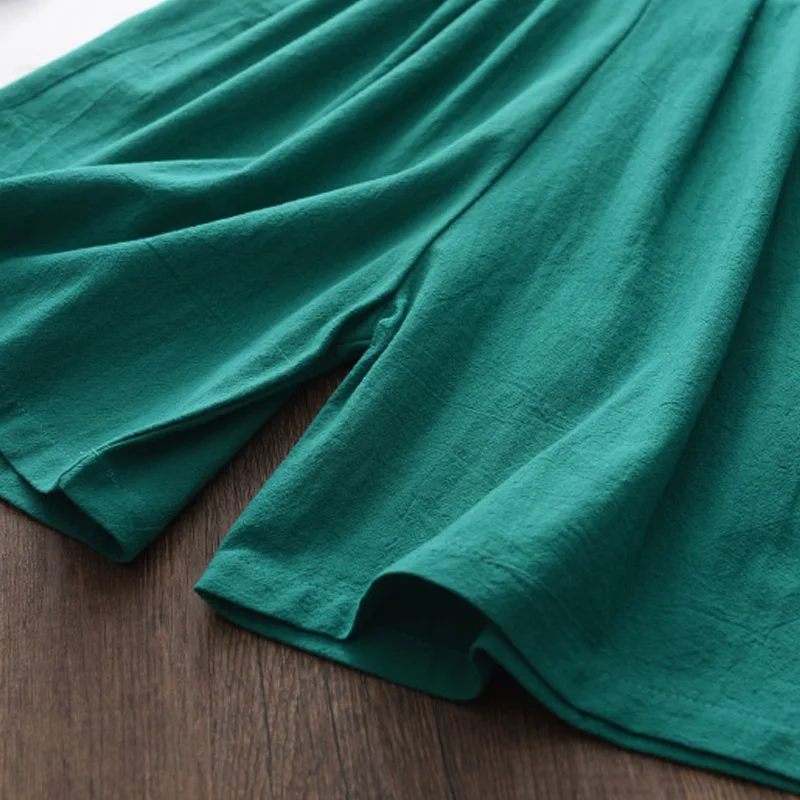 Kinder Mädchen Overalls neue Mode Mädchen Baby lässige Bodys Kinder feste Kostüme ärmellose Kleidung 3-7y – Detail 11