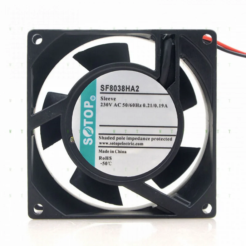 

H SOTOP 8cm 230v 0.11A 35w 8038 SF8038HA2 display cabinet Silent AC fan