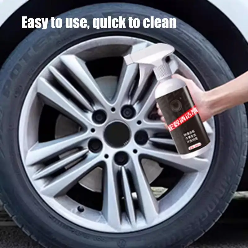 Tire Rust Remover Car Tire Polishing Refurbishing 300ml Car Wheel Maintenance Rust Inhibitor Iron Oil Contaminant Yellow Black