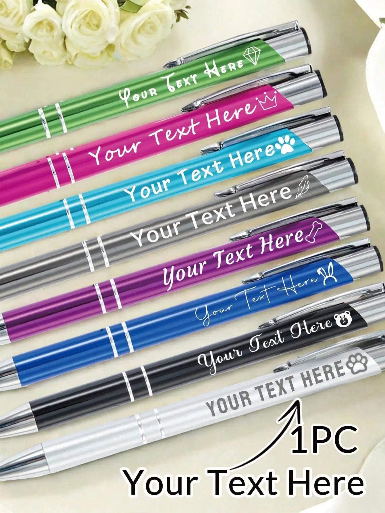 

Personalized Pens, Custom Business Engraver Pens Ballpoint, Personalized Pens With Name, Customized Stylus Pens For Touch