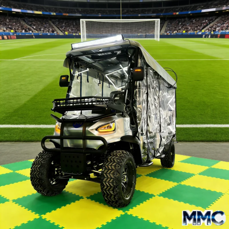 مبيعات المصنع المباشرة الموثوقة: 2/4/6/8 مقاعد، دفع رباعي، عالي السرعة، 5 كيلو وات بالجملة 7 كيلو وات 4WD عربة جولف كهربائية بإطار من سبائك الألومنيوم #1