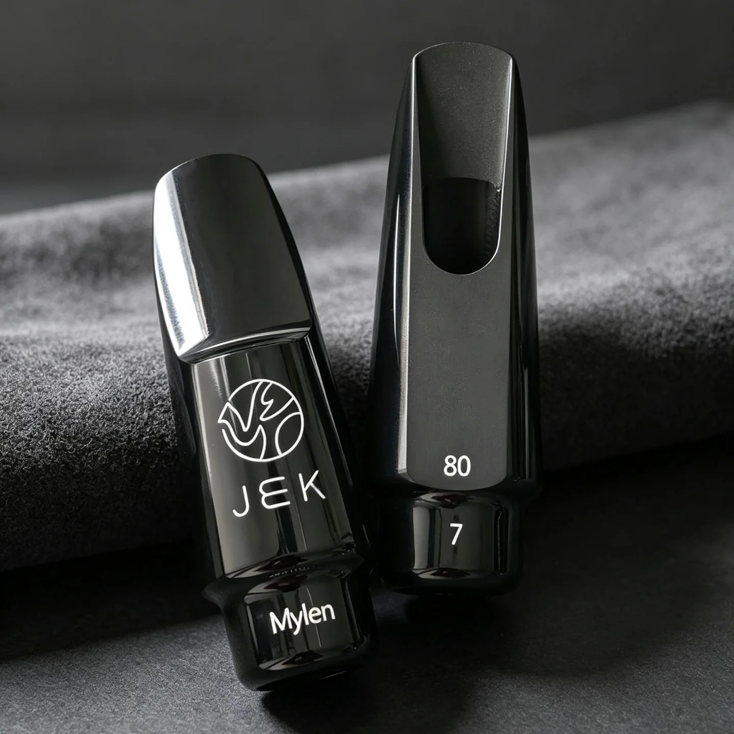 JEK Mylen Eb Alto Saxophone Mouthpiece, Premium Hard‑Rubber, Warm Full Tone, Great for Jazz Blues Funk Pop for Intermediate & Pr