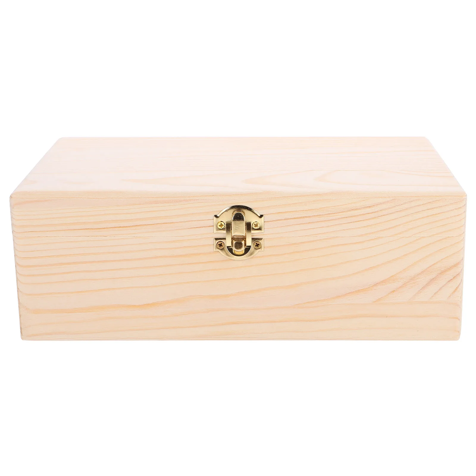 

Pine Gift Box Wooden Storage Boxes Keepsake Large Capacity Jewelry Watch Glasses Crafts Organizer Practical Compact Box