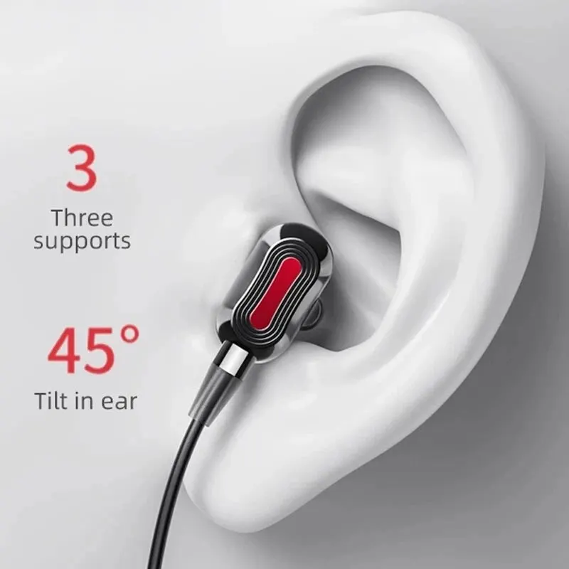 Lenovo HE05pro Wireless Bluetooth Neckband Earphone IPX5 Waterproof Microphone Sports Noise Reduction 4-Speaker High Quality