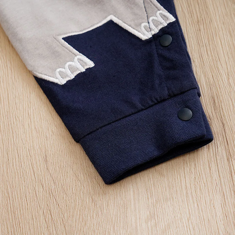 جمبسوت بأكمام طويلة لحديثي الولادة ، قطن خالص ، بنطال بحزام فيل لطيف ، أولاد وبنات ، جديد ، للربيع والخريف #6