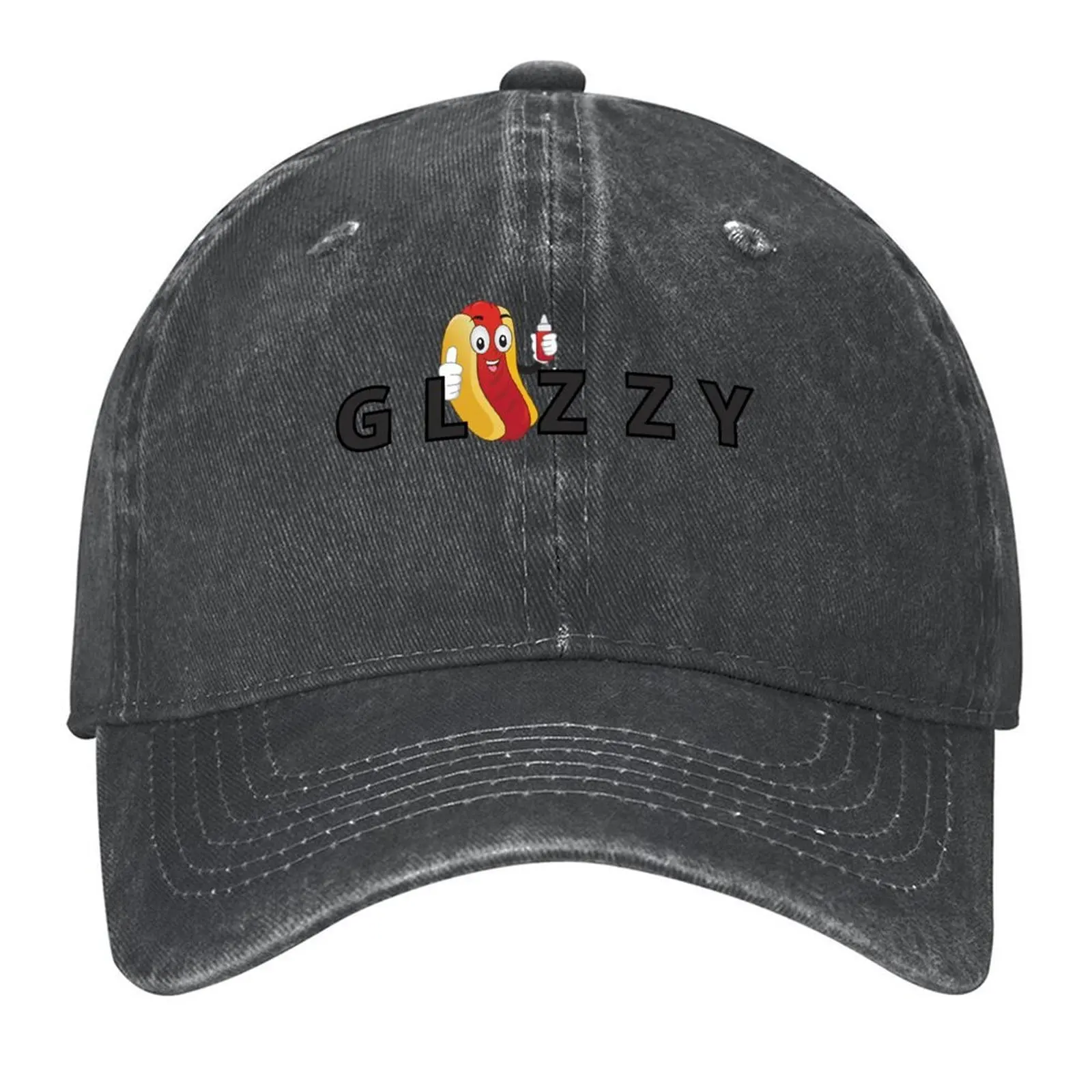 

GLIZZYGOBBLER FOOD PUN Baseball Cap Trucker Cap hiking hat Uv Protection Solar Hat Snapback Cap Woman Hats Men's