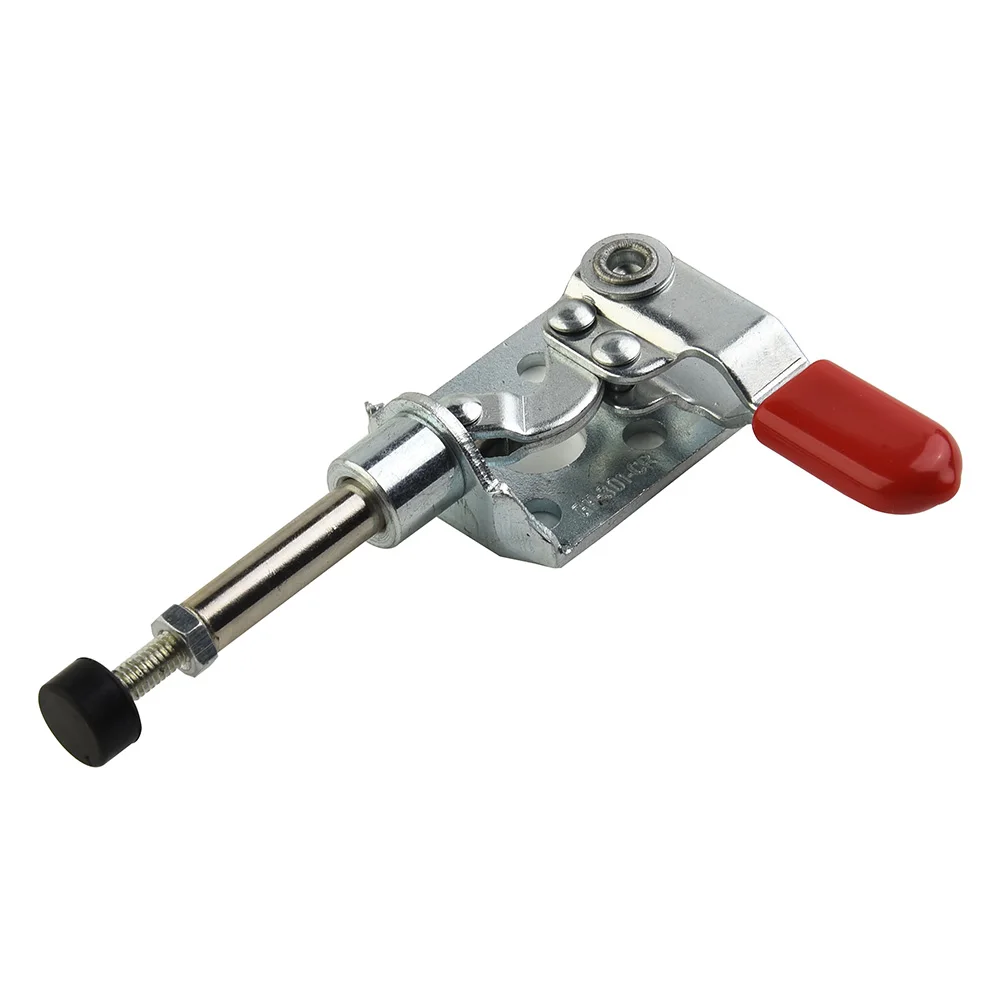 Comfortable GH301CR Push Pull Toggle Clamp Quick Release Toggle Clamp with Easy to Operate Plastic Cover Grip Safe and Quick