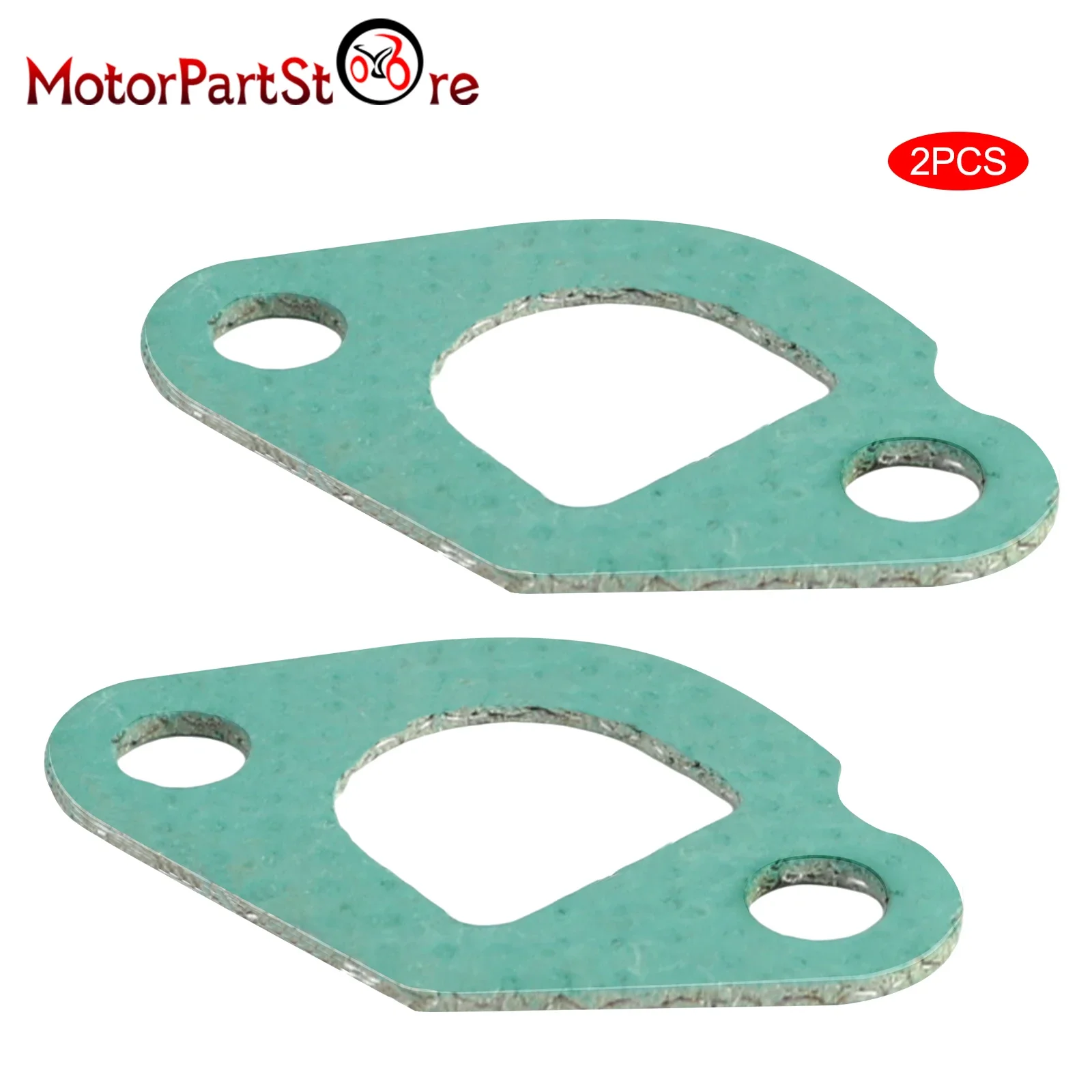 2pcs Muffler Exhaust Gasket for Honda GX110 GX120 GX160 GX200 5.5HP 6.5HP Engines 16212-ZE0-800 Lawn Mowers Parts Accessories