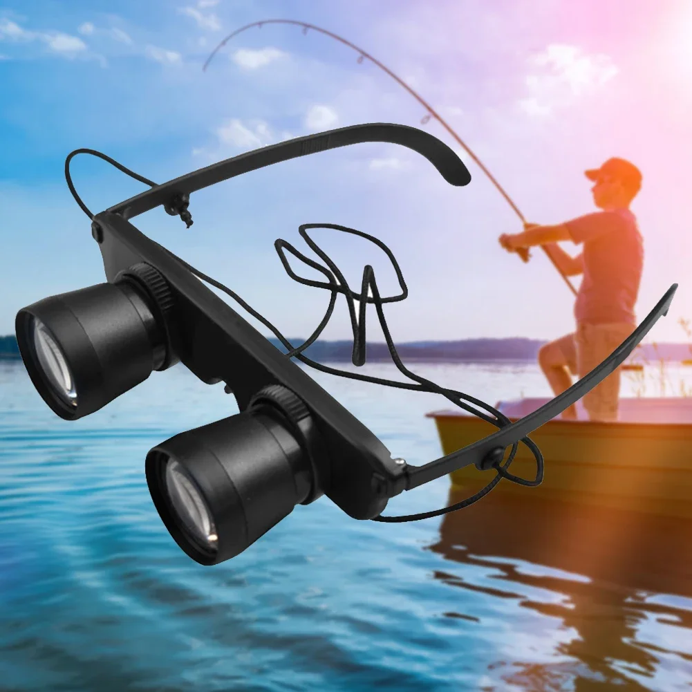 Telescopio da pesca occhiali con Zoom regolabile binocolo da pesca lente in resina ottica lente d\'ingrandimento portatile per esterni per la