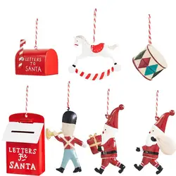 Christmas Party Nordics Christmas Decoration Metal Pendant Christmas Tree Room Party Holiday Decoration Ornaments