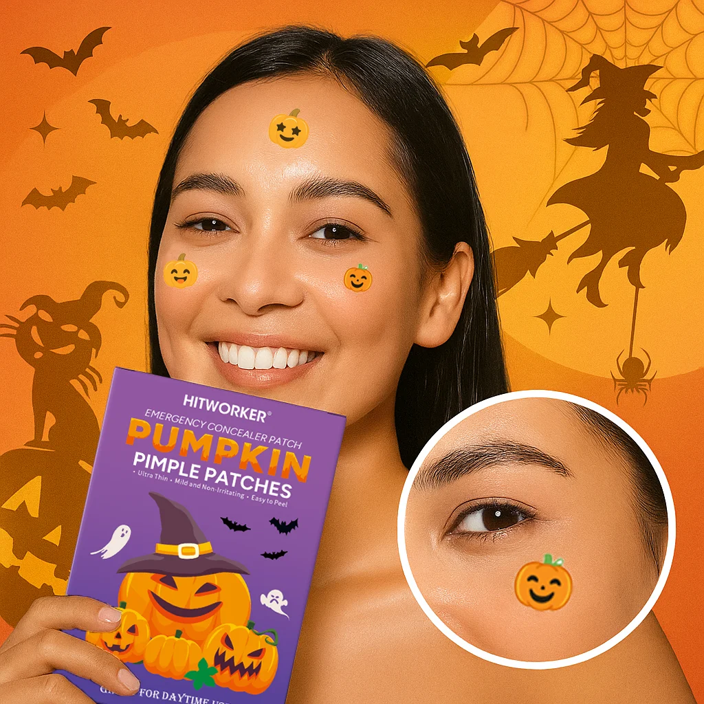 100/60 cute pumpkin models to cover facial blemishes, music festivals, and Halloween essentials