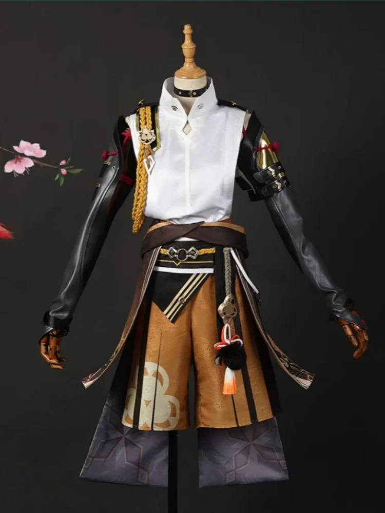 

Game Genshin Impact Shikanoin Heizou Cosplay Costume Anime Men Fashion Uniform Role Play Clothing Carnival Halloween Outfit