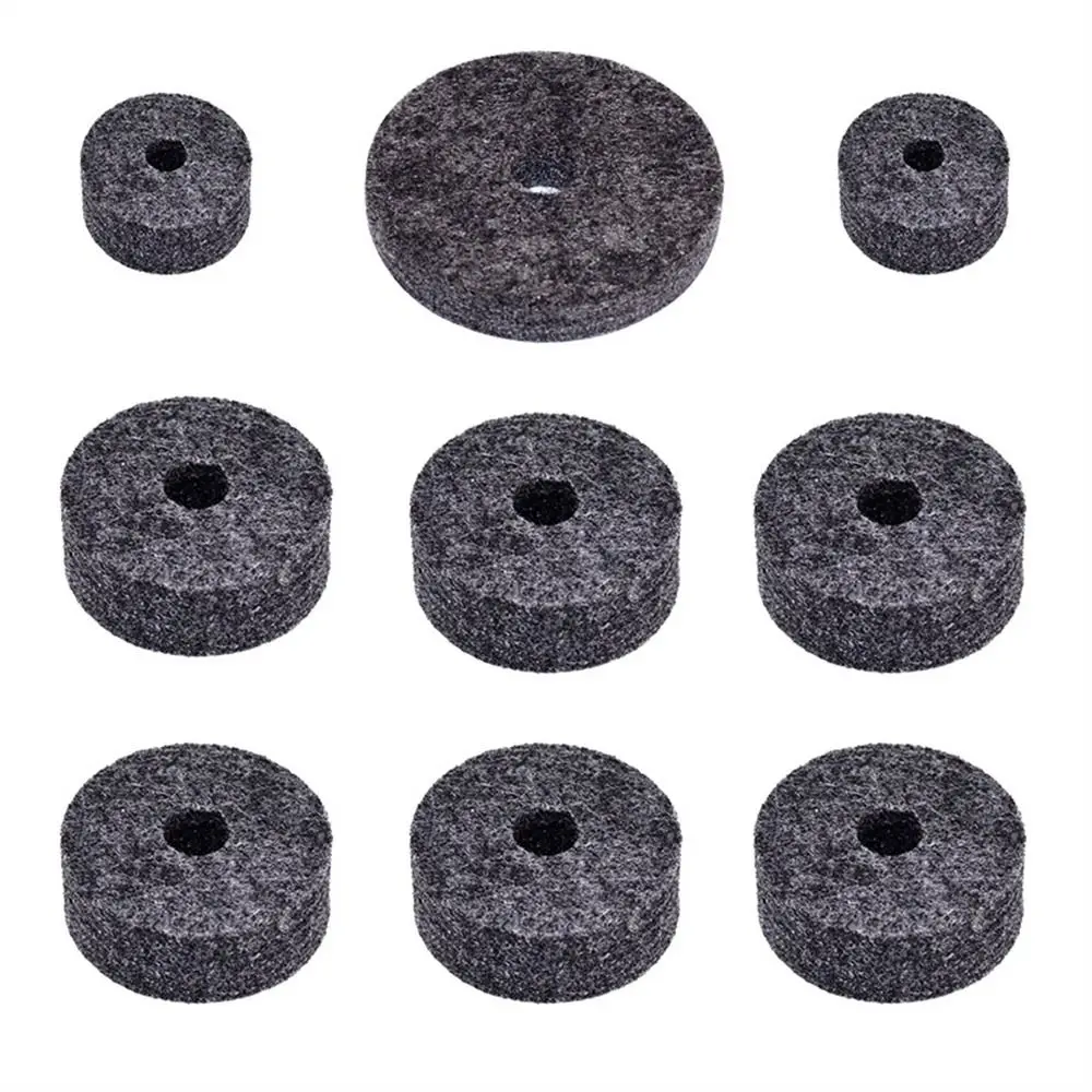 

Cymbal Sleeve Cymbal Felt Washer Standard Size Wing Nuts Drum Stand Felt Percussion Spacers Drum Set Felts Instruments Musical