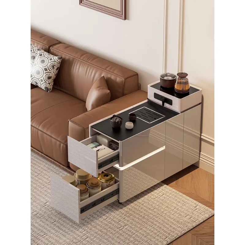 

Передвижной боковой диван, боковой шкаф, чайный шкаф, чайный столик, светильник, роскошный современный высококачественный боковой шкаф для гостиной