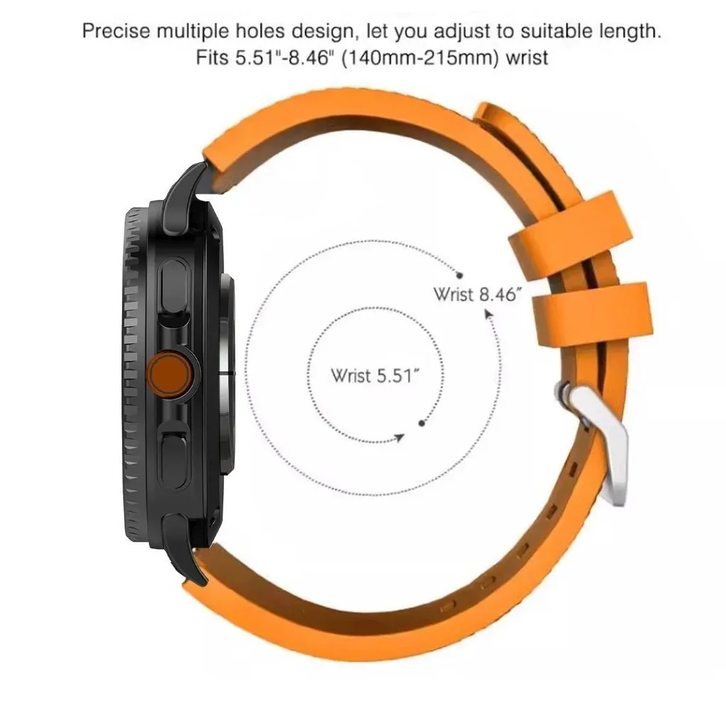 Cinturino in silicone per Samsung Galaxy Watch 8 40mm 44mm/8 Classic 46mm cinturino sportivo per Galaxy Watch 7 47mm Ultra 2025 Correa