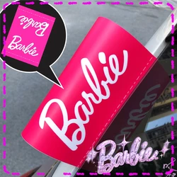 Étiquette de lavage de voiture Barbie, autocollant de décoration de film Kawaii Chimbie, style Y2K étanche, ornements de mode, joli cadeau pour les filles