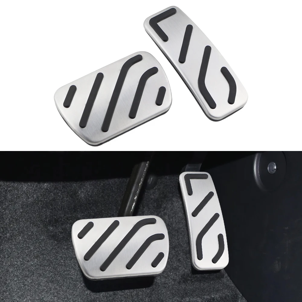 ل MG 3 2018 - 2023 MG3 AT الغاز مسرع دواسات الفرامل غطاء دواسة السيارة وسادة واقية الملحقات الداخلية #1