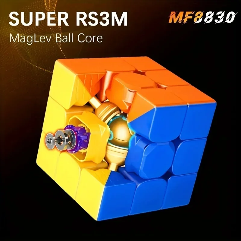 Magnetic Magic Cube 3x3x3  Professional Speed Cubo Magico Ball Axis Positioning Children's Educational Toy Kids Fingertip Toys