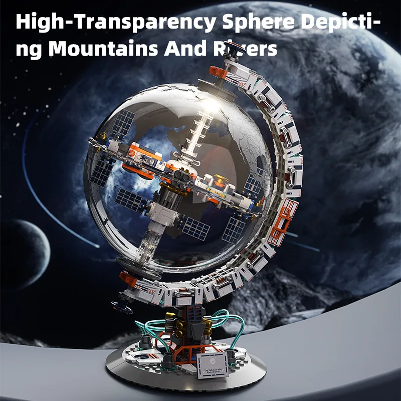 

Tellurion Globe Model Building Blocks Bricks Puzzle STEM Assembled Student Educational Science Geology Toy Kid Gift Boy Birthday