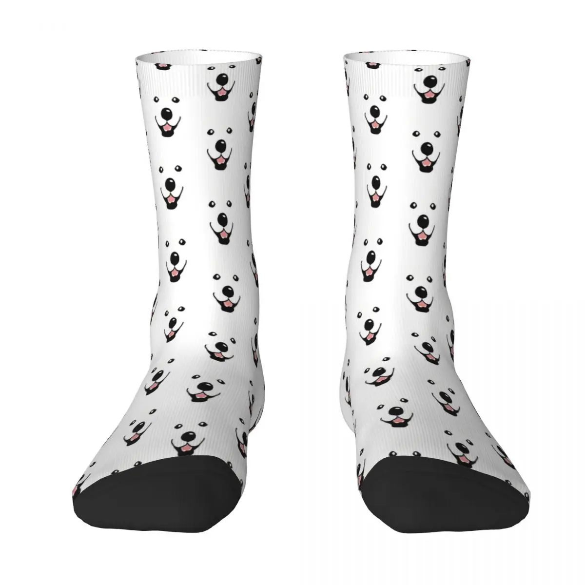 

Samoyed Animal Sock Socks Men Women Polyester Stockings Customizable Sweetshirt