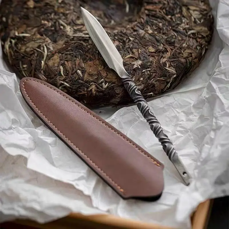 

Stainless Steel Pu'er Tea Knife Chinese-style Diamond-shaped Tea Needle Household Teaware Special Tool Tea Ceremony Accessories