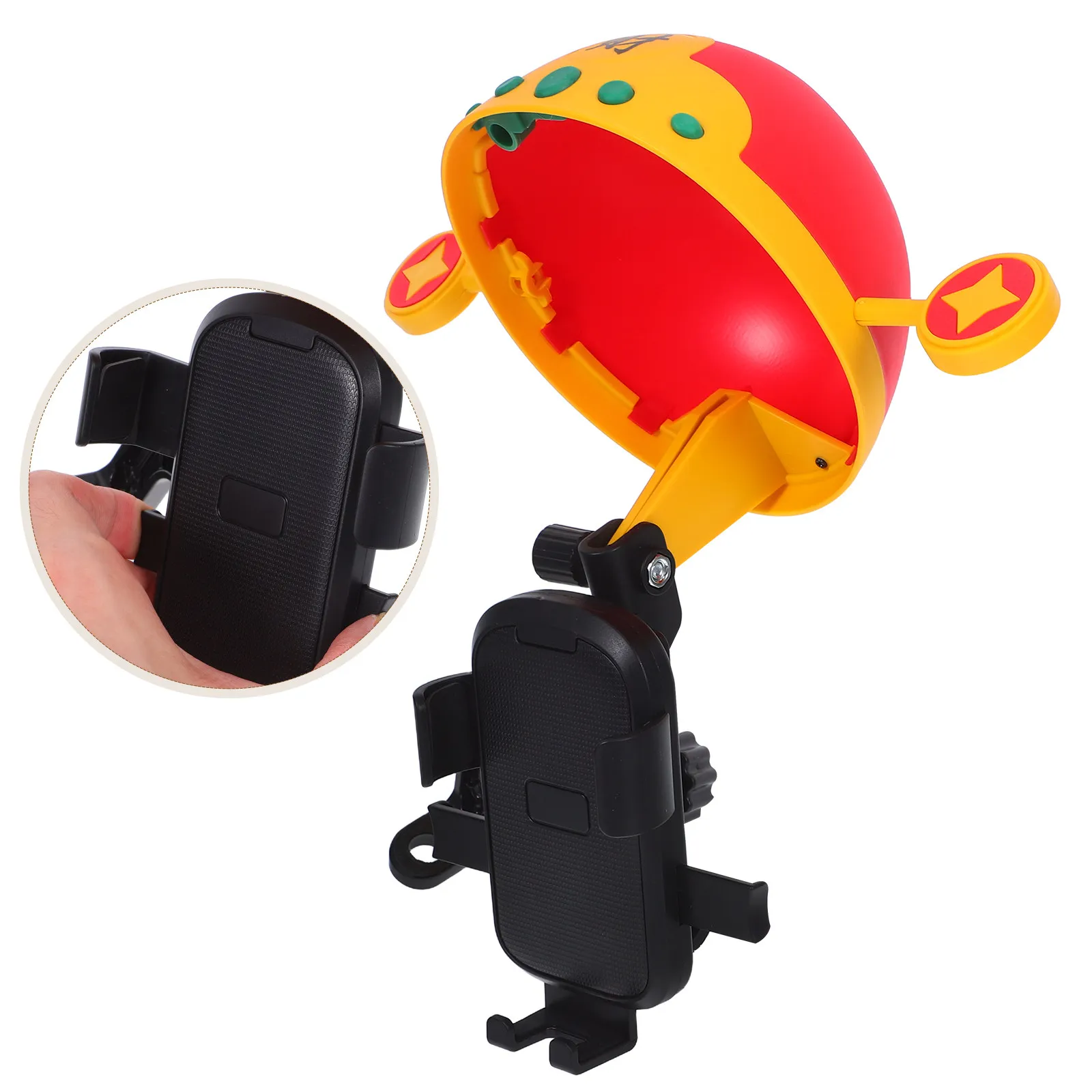 

Motorcycle Phone Mount 360 Rotatable Mobile Holder for Electric Scooter Bike Motorbike Easy Install Sun Visor Phone Mount