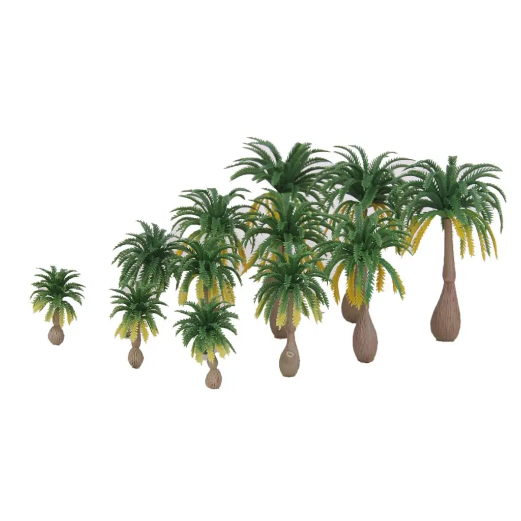 Palme modello paesaggio da 12 confezioni per scenari diorama di architettura ferroviaria