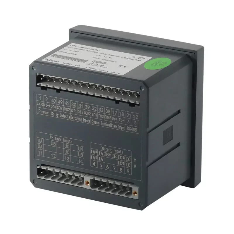Acrel AMC96L dwukierunkowy 3-fazowy miernik panelu Max 660V Kwh Monitoring mocy 4DI/2DO z RS485 Modbus-RTU