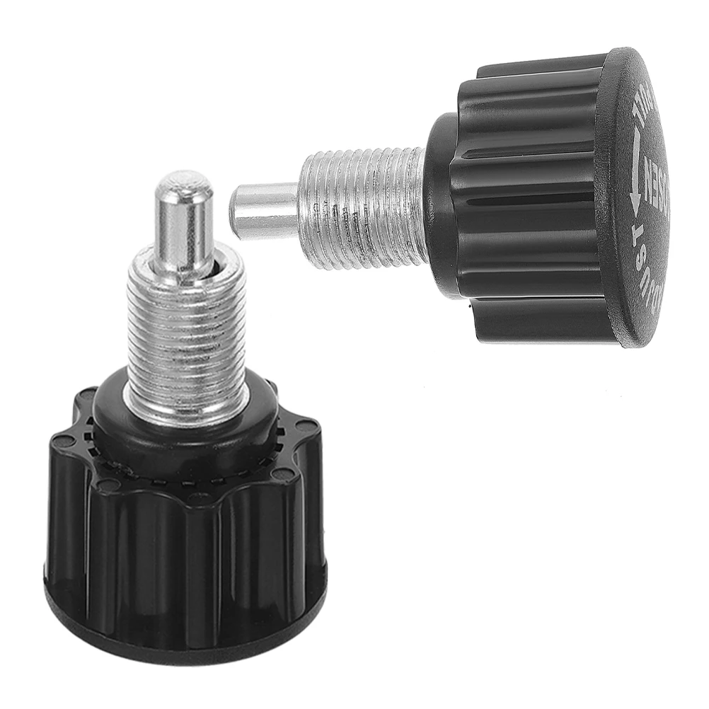 

2pcs Black Spring Fitness Knob Gym Equipment Ball Head Pin Weight Bench Pins Accessories Adjustable Home Commercial Exercise