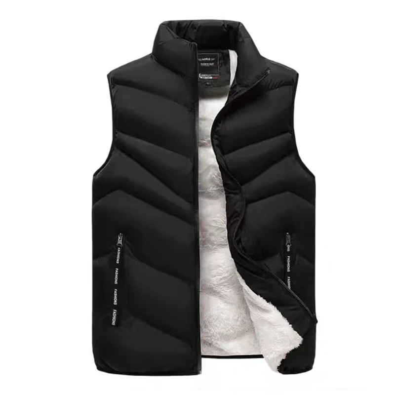 

Golf Clothing Autumn/Winter Men's Outdoor Sports Jacket Comfortable Sleeveless Thickened Stand up Neck Vest Warm Versatile Top