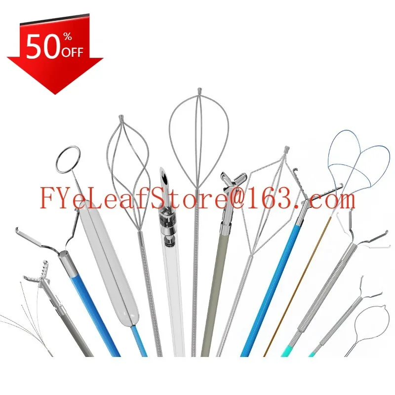 

Disposable Stone Fetching Basket Endoscope Foreign Body Taking Clamp Knot Bronchial V-Shaped Crocodile Mouth Three Four Five