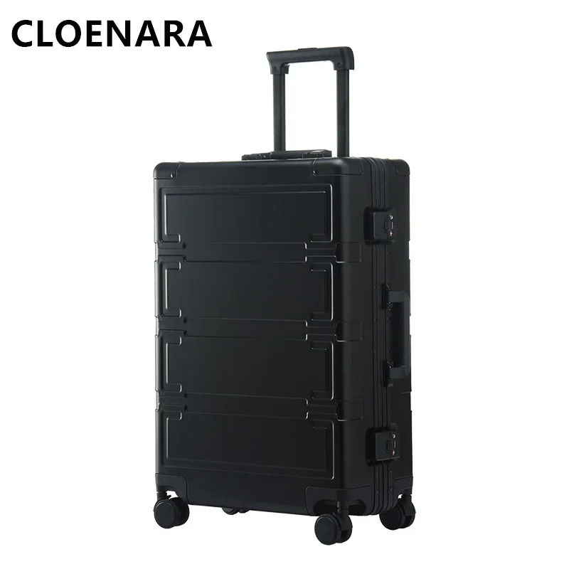 Colenara กระเป๋าเดินทางสำหรับผู้ชาย, กระเป๋าเดินทางมาใหม่ขนาด20 "24" 28นิ้วกระเป๋าล้อลากอลูมิเนียมอัลลอยด์แมกนีเซียมทั้งหมด