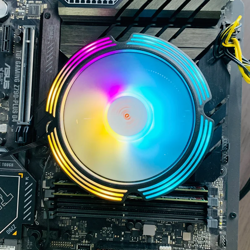 X99 وحدة المعالجة المركزية مبرد الهواء ARGB PC المعالج مروحة مشعاع ل إنتل 775 2011 1700 1200 1150 1155 1156 1366 X79 AM3 AM4 AM5 Ventilador