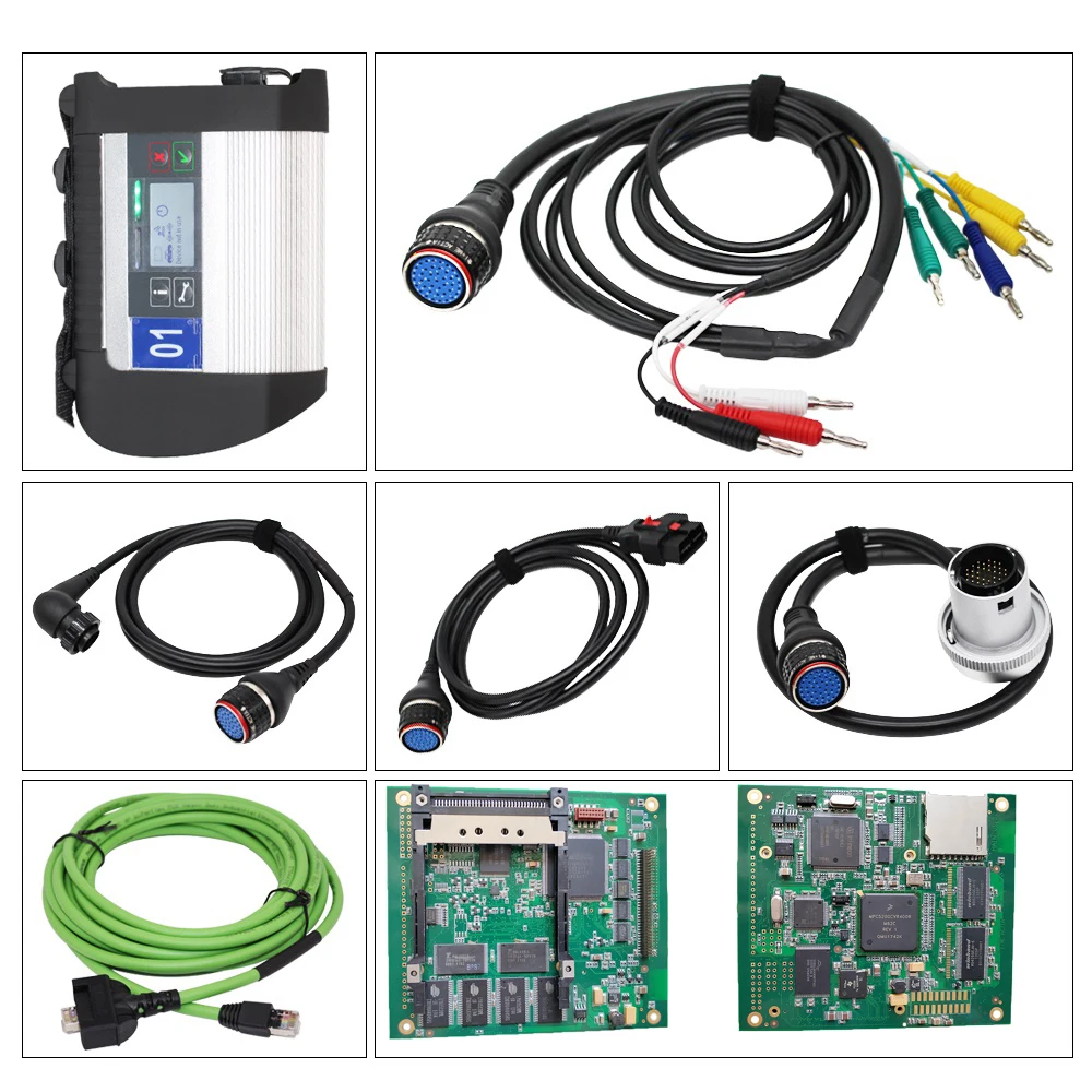 A+++ Full Chip MB STAR C4 SD Connect Compact C4 Oprogramowanie do samochodów ciężarowych 2023.09 Benz MB star Multiplekser Diagnostic Tool z WIFI