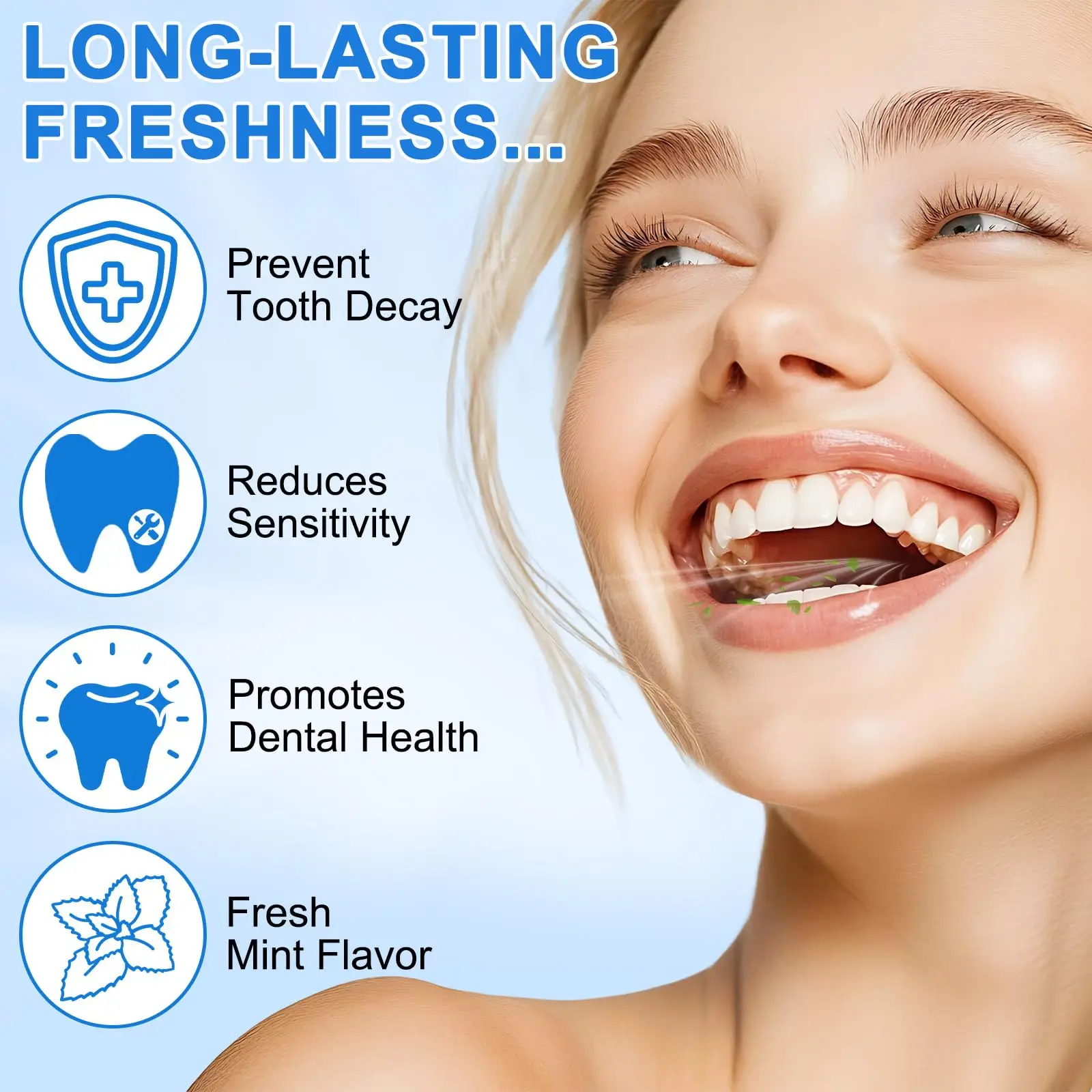 9.9% Nano Hydroxyapatite Toothpaste - Protects Enamel and Strengthens Teeth, Cleans and Cares for Oral Health,Freshens Breath