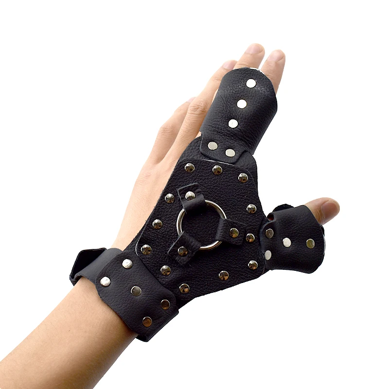 Protector de muñeca para tiro de pescado, accesorios para tiro de tirachinas, con placa de acero incluida