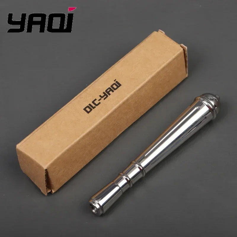 

Мужская безопасная бритва Yaqi с ручкой из полированной нержавеющей стали в форме капли - инструмент для ухода за удобным бритьем высшего качества