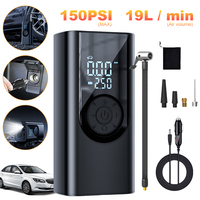 Portable Car Air Pump Electric Inflator Compressor Tire Inflator Pump Wireless Intelligent Digital Display Tire Gases Machines