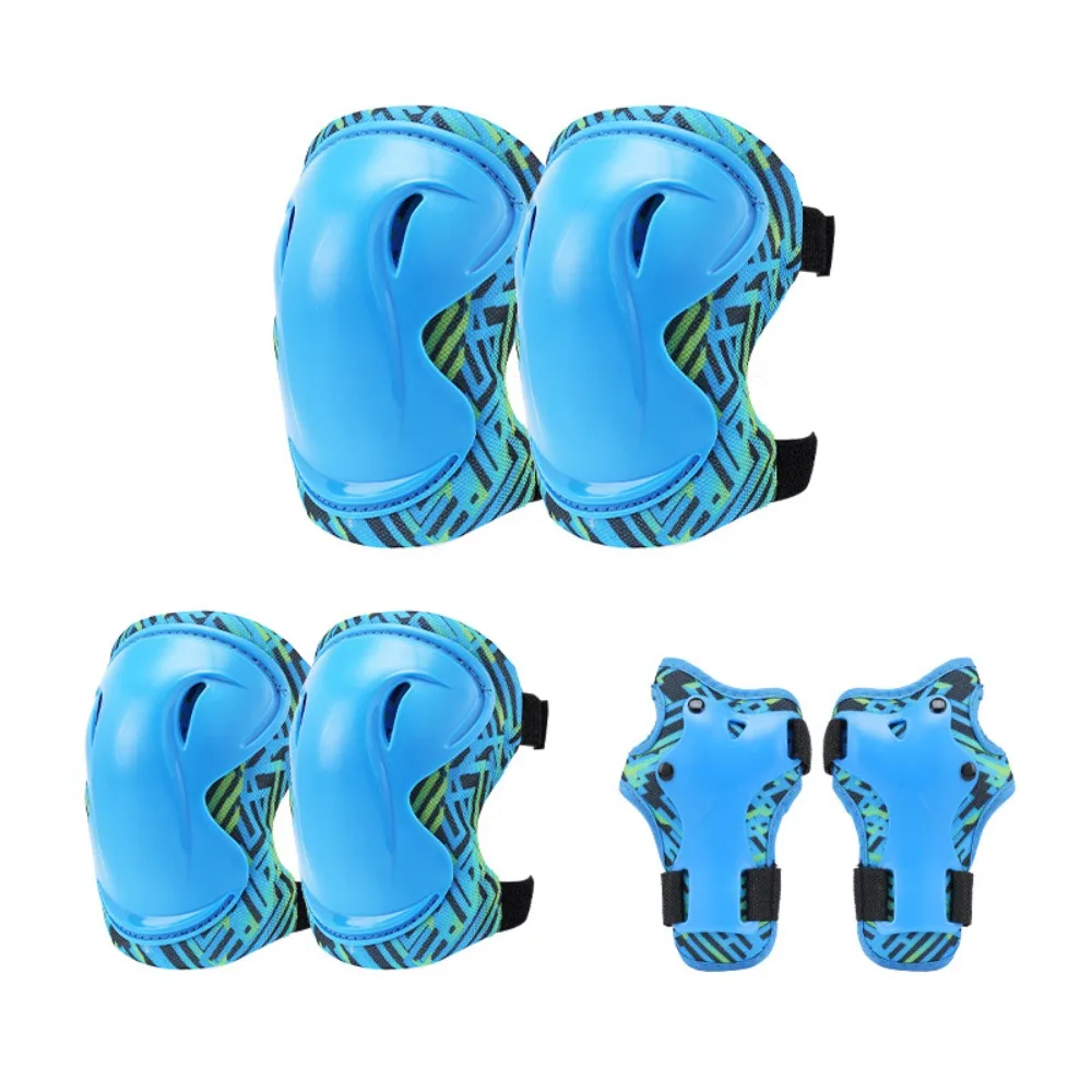 

Anti-fall Kids Knee Pad Hand Guards Balance Car Roller Skates Protective Gear Breathable 6-in-1 Elbow Pads 3-12 Years