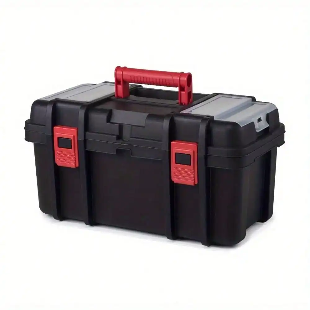 

19-inch Toolbox, Plastic Tool and Hardware Storage, suitable for storing various tools or parts