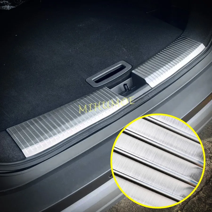 For Nissan Rogue X-Trail T33 2021 2022 2023 Stainless Steel Rear Bumper Trunk Sill Scuff Protector Cover