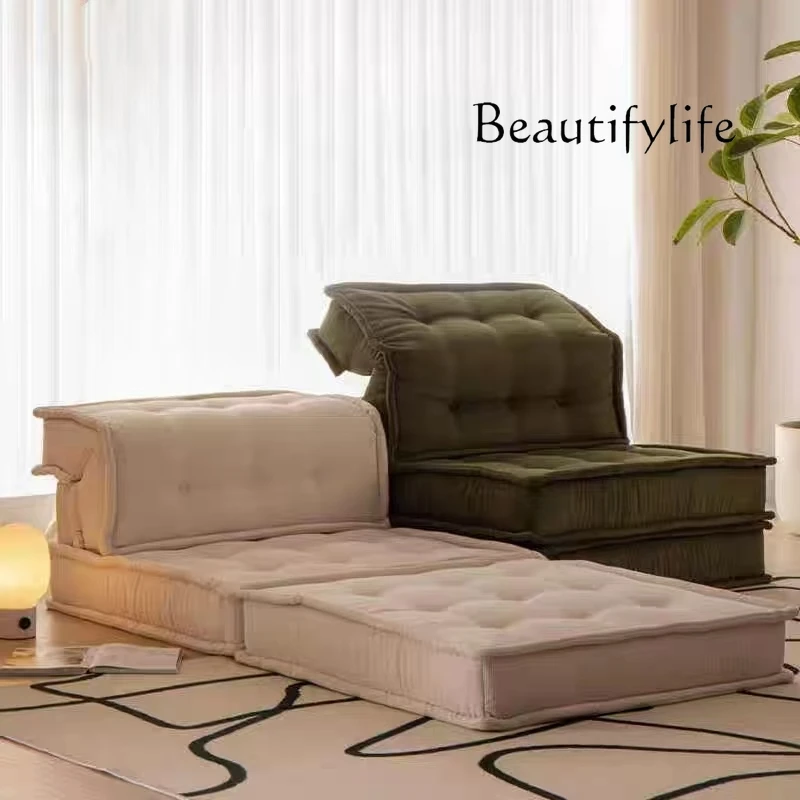 Suelo sala de estar sofás reclinables nórdico Modular 2025 seccionales Chaise sofás dormitorio perezoso Accent Divano Letto muebles hogar